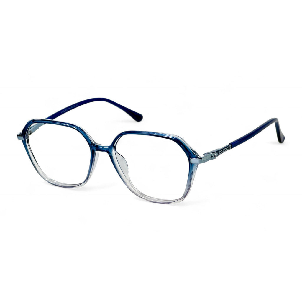 Neril Sky blue Round Eyeglasses