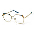 Solira Blue Square Eyeglasses
