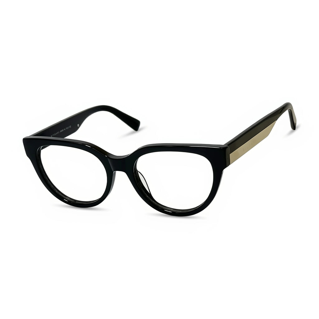 Lyra Black Cat Eye Eyeglasses