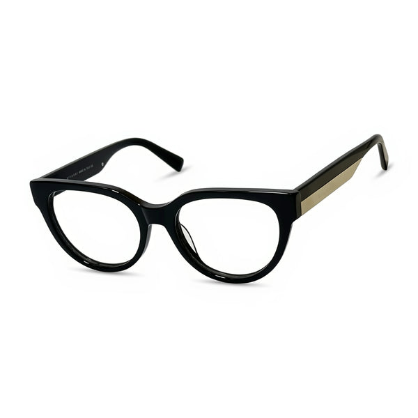 Lyra Black Cat Eye Eyeglasses