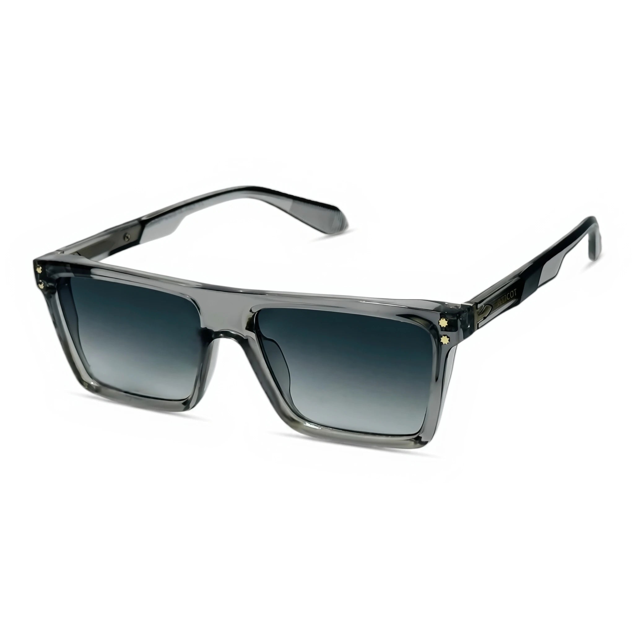 Stern Gray Square Sunglasses