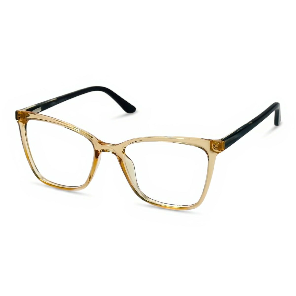 Brace Beige Square Eyeglasses