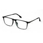 Zeyric Black Rectangle Eyeglasses
