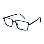 Kael Blue Rectangle Eyeglasses