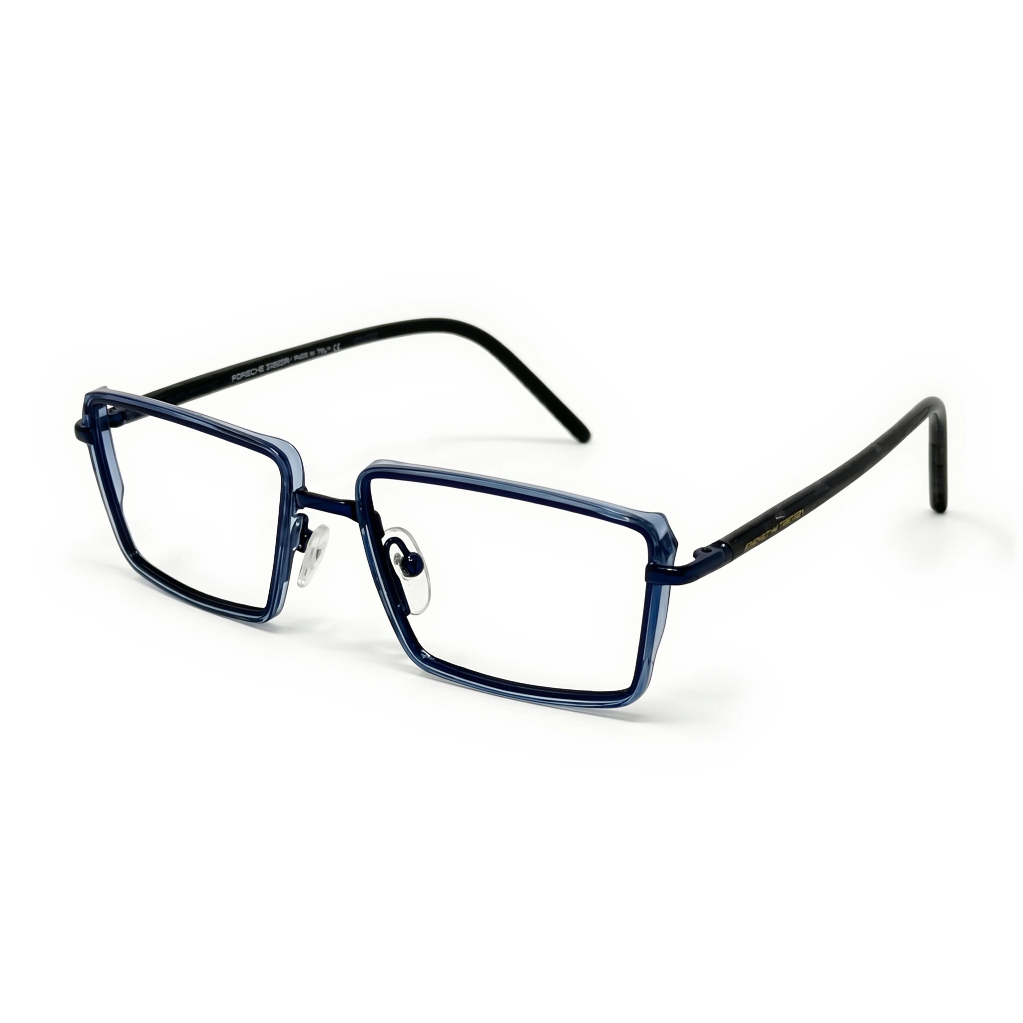 Kael Blue Rectangle Eyeglasses