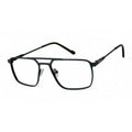 Lurevo Black Rectangle Eyeglasses
