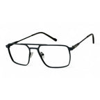 Lurevo Black Rectangle Eyeglasses