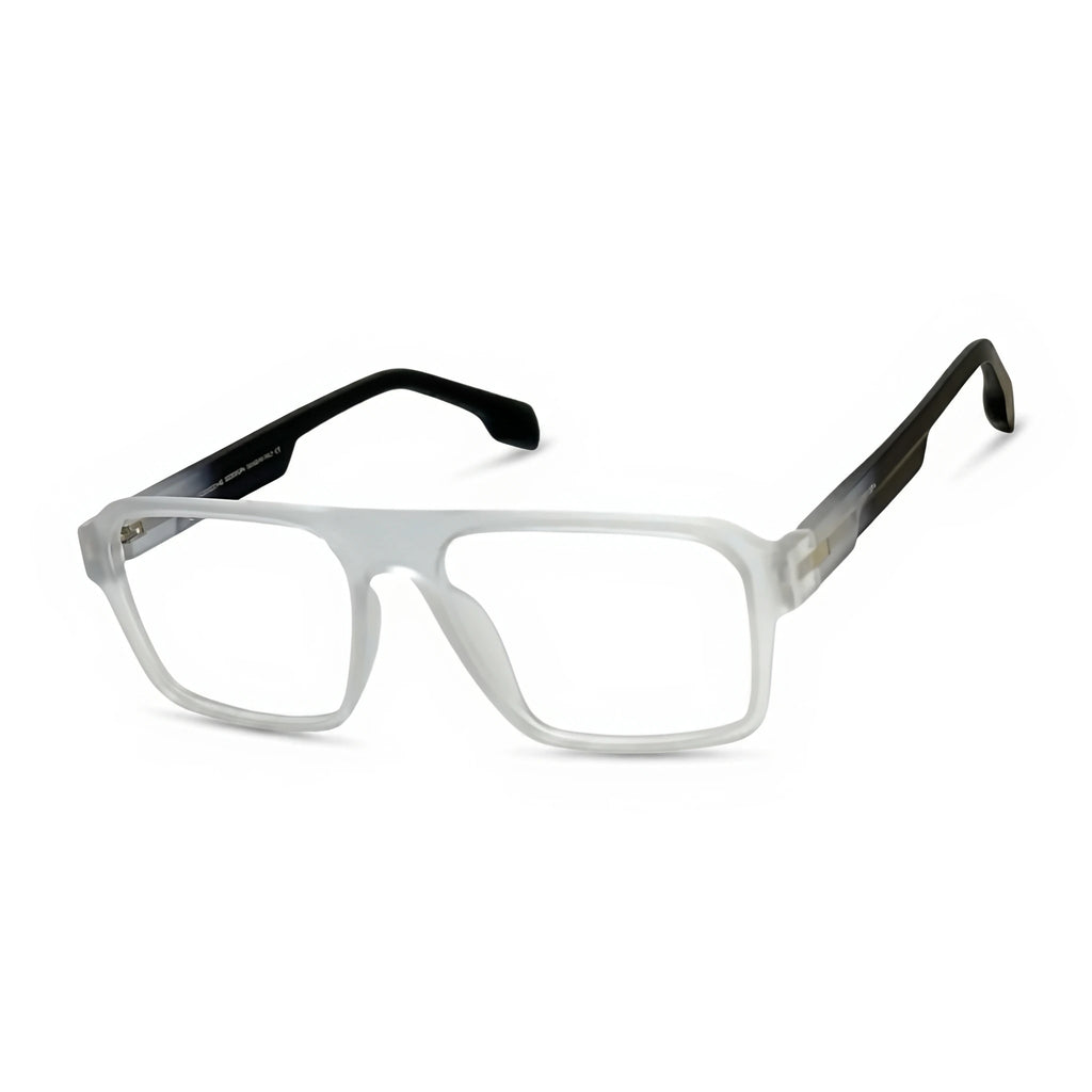 Blok Transparent Rectangle Eyeglasses