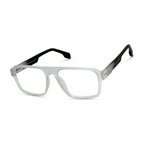 Blok Transparent Rectangle Eyeglasses