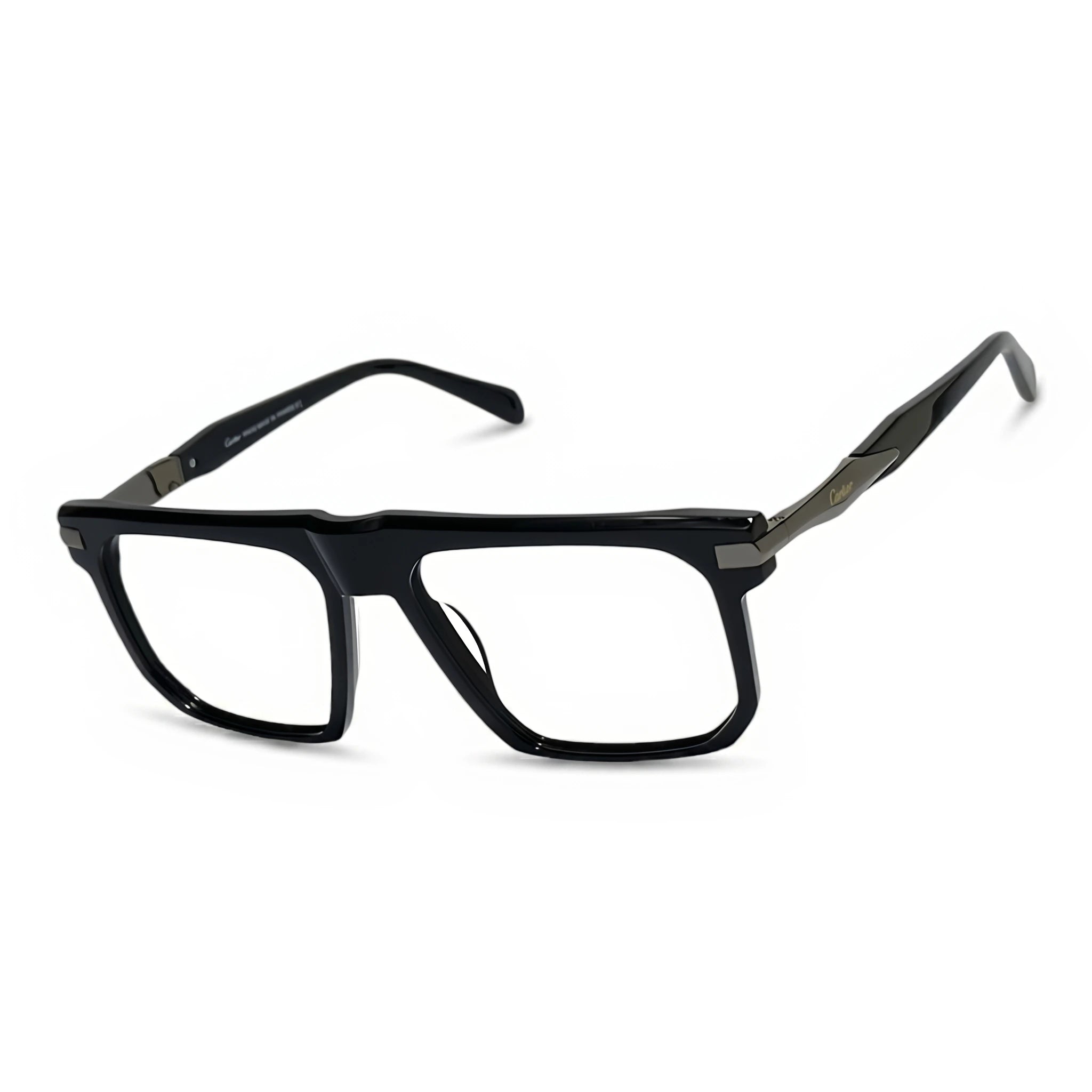 Kade Black Rectangle Eyeglasses