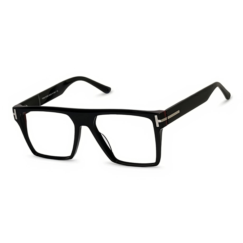 Vault Black Square Eyeglasses