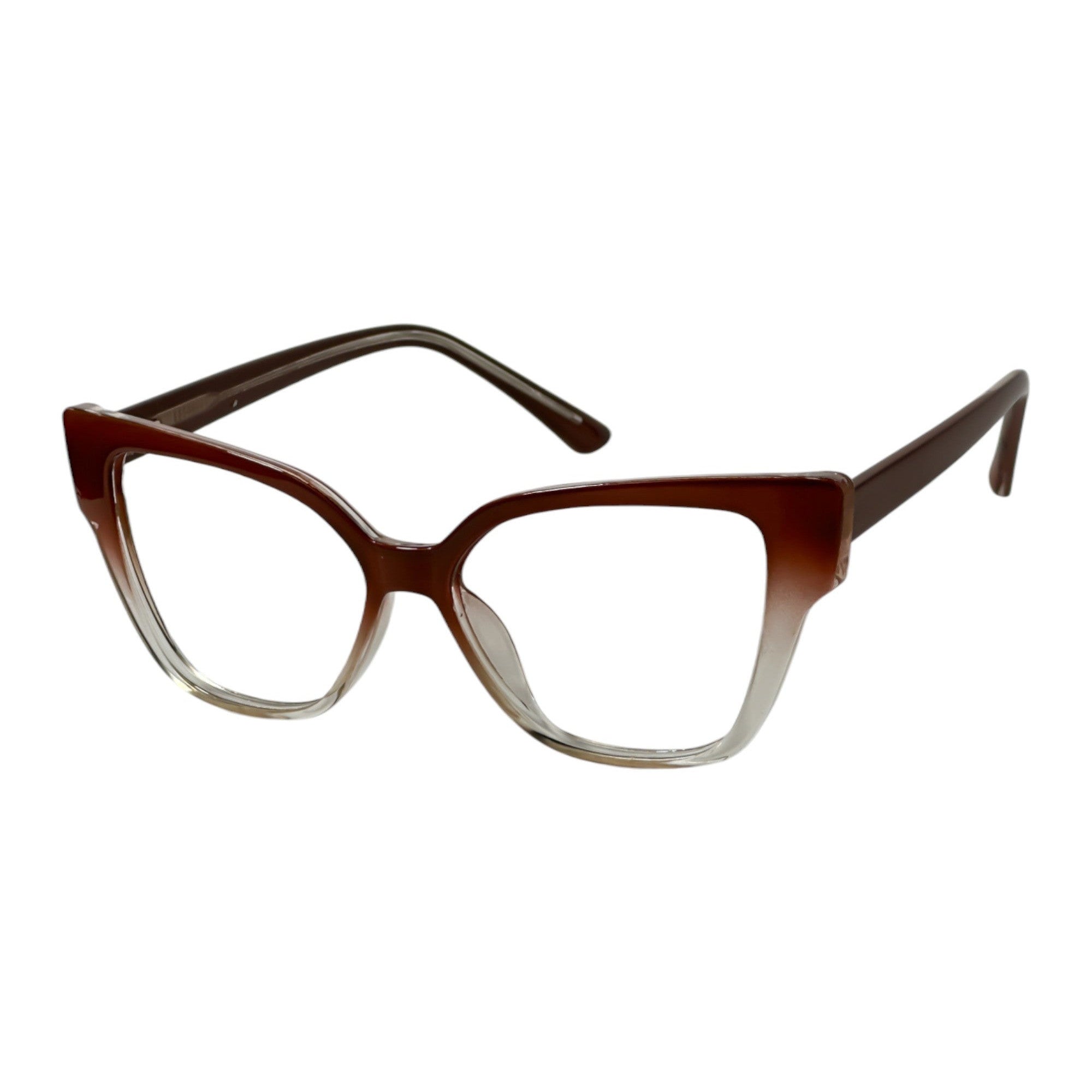 Zeriva Brown Cat Eye Eyeglasses