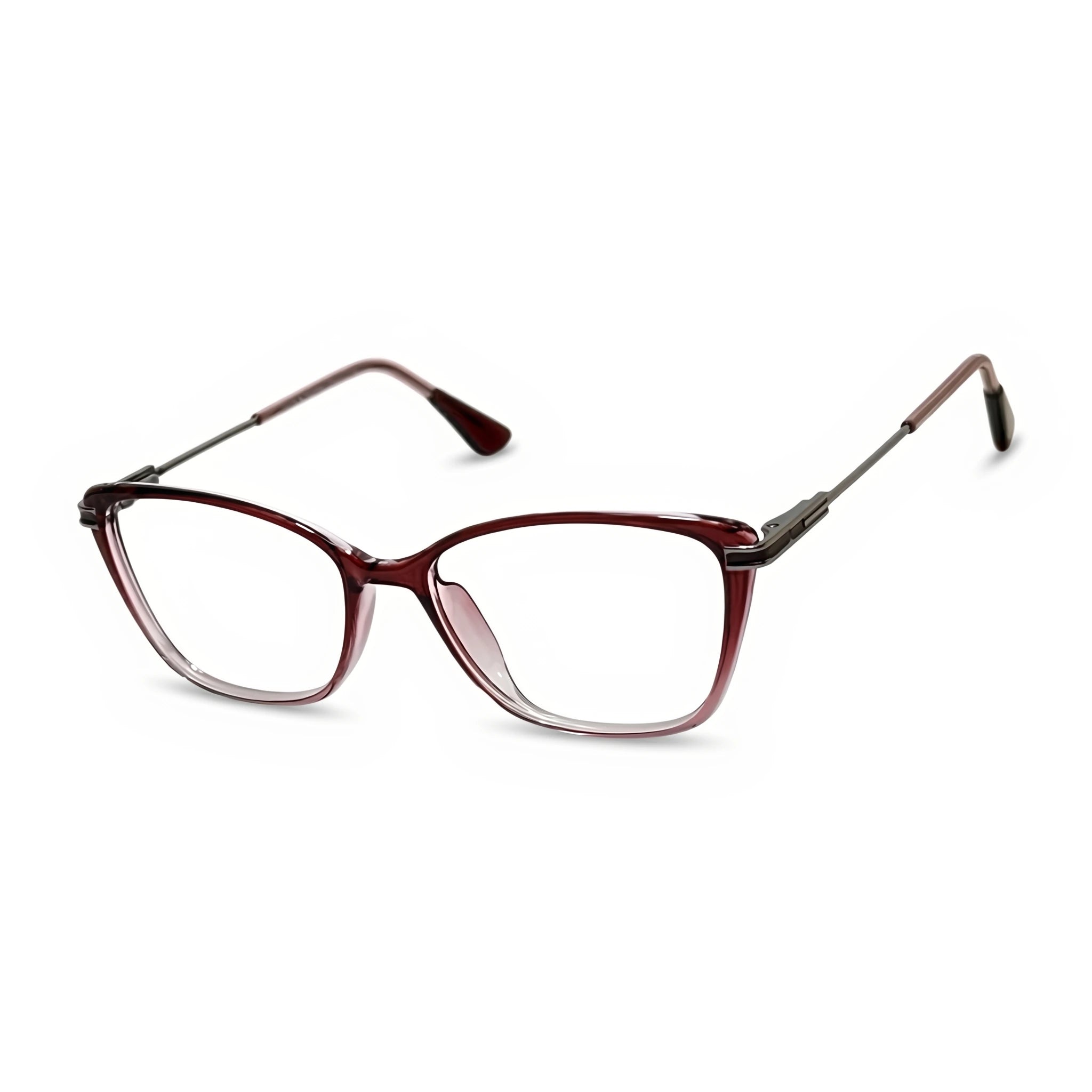 Isla Maroon Cat Eye Eyeglasses