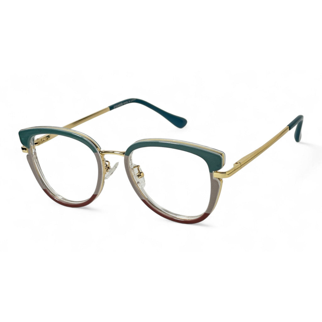 Arvella Green Cat Eye Eyeglasses