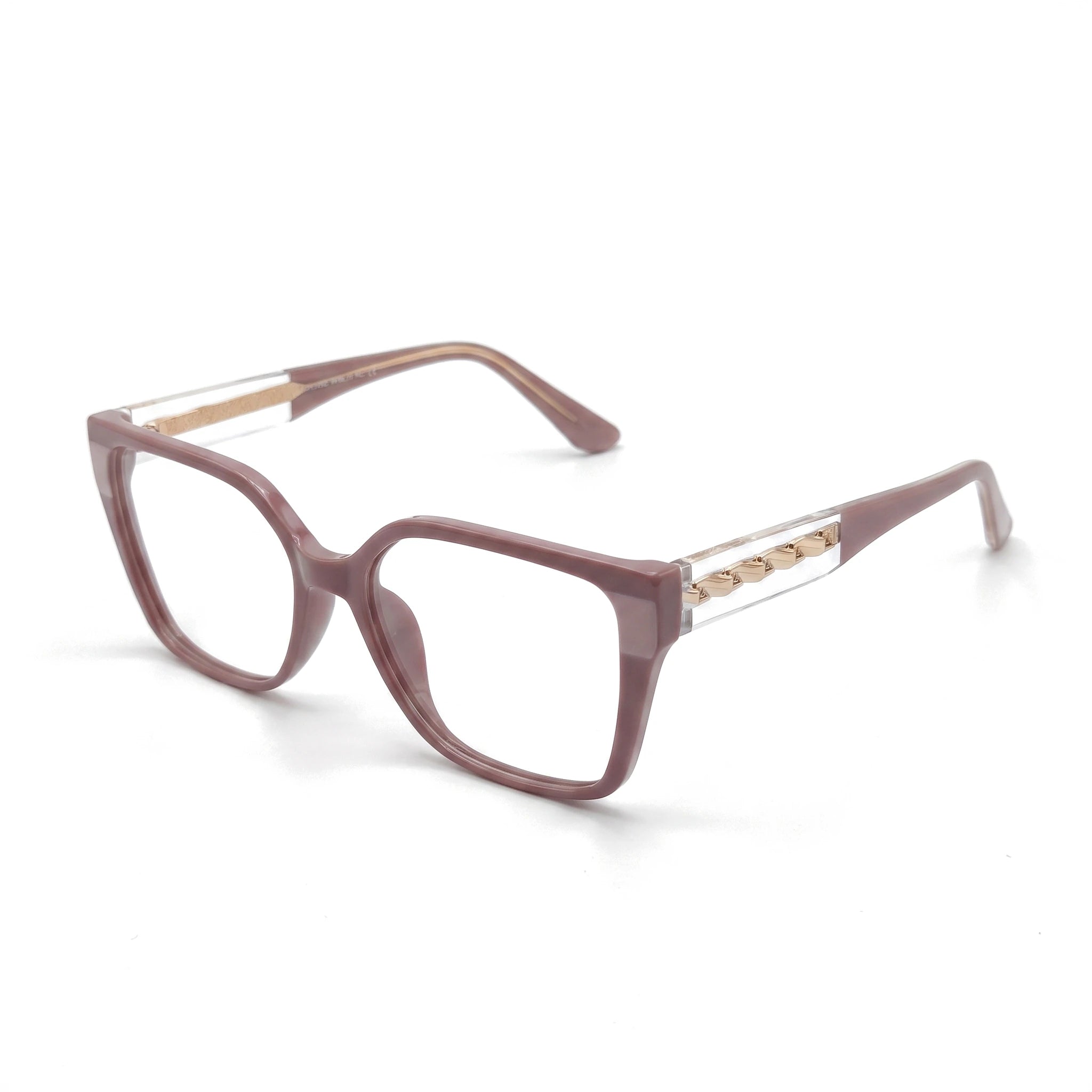 Reva Purple Square Eyeglasses