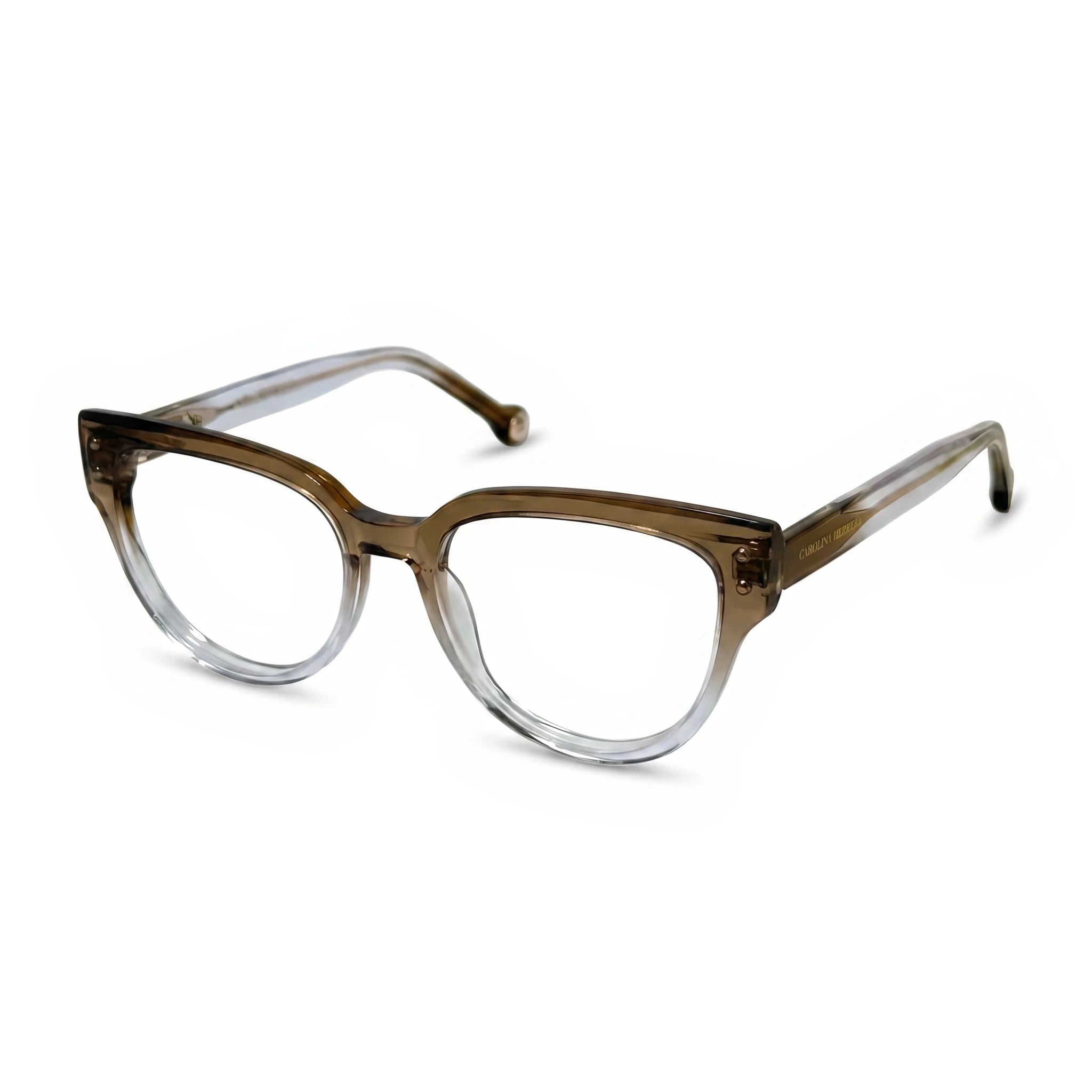 Petra Brownish transpreant Cat Eye Eyeglasses