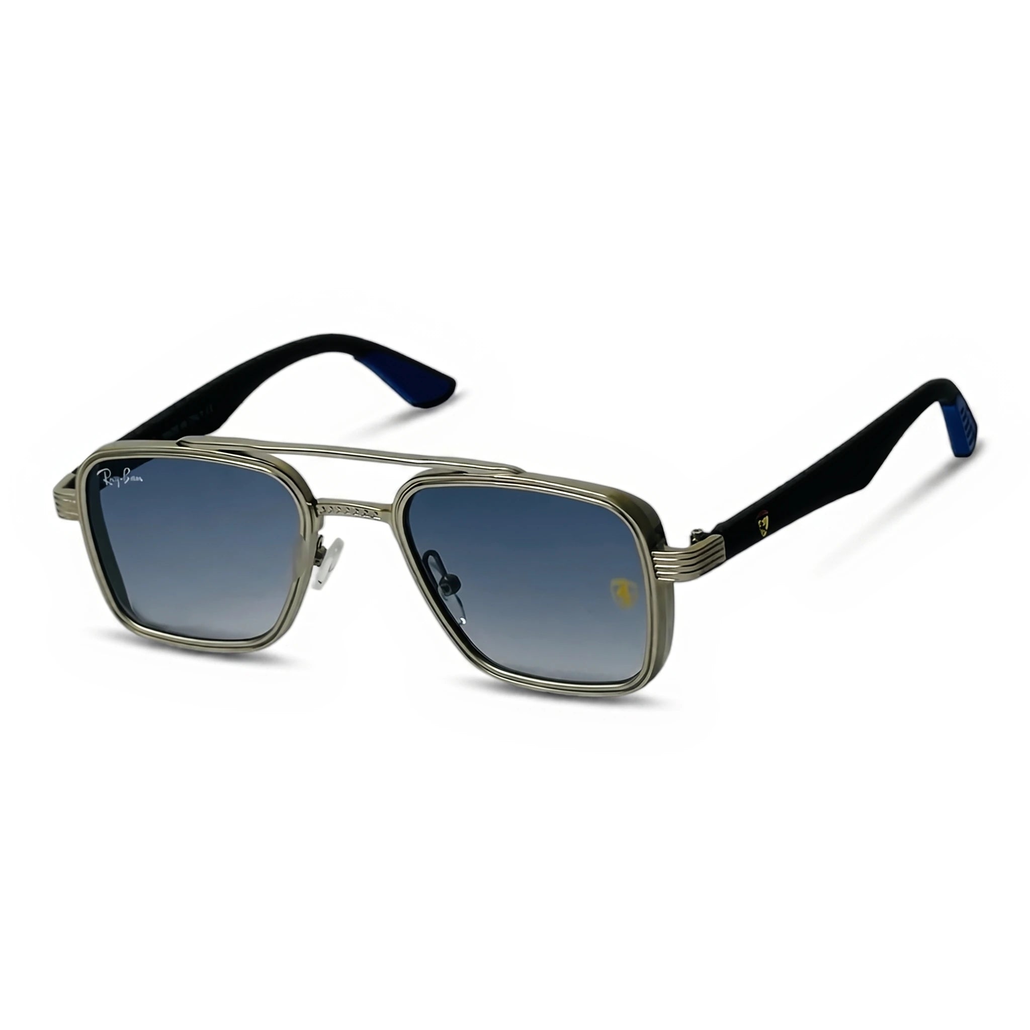 Strike Blue Square Sunglasses