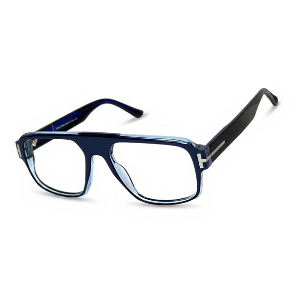 Tane Blue Square Eyeglasses