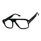 Bron Black Square Eyeglasses