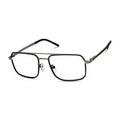 Olen Silver Rectangle Eyeglasses
