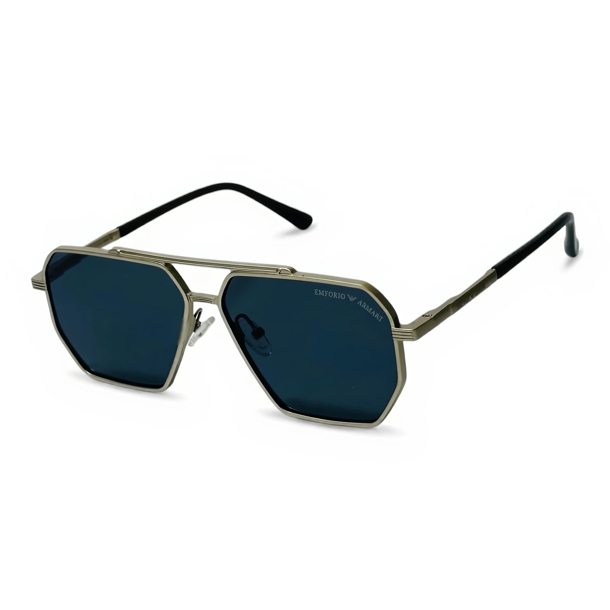 Volt Silver Square Sunglasses