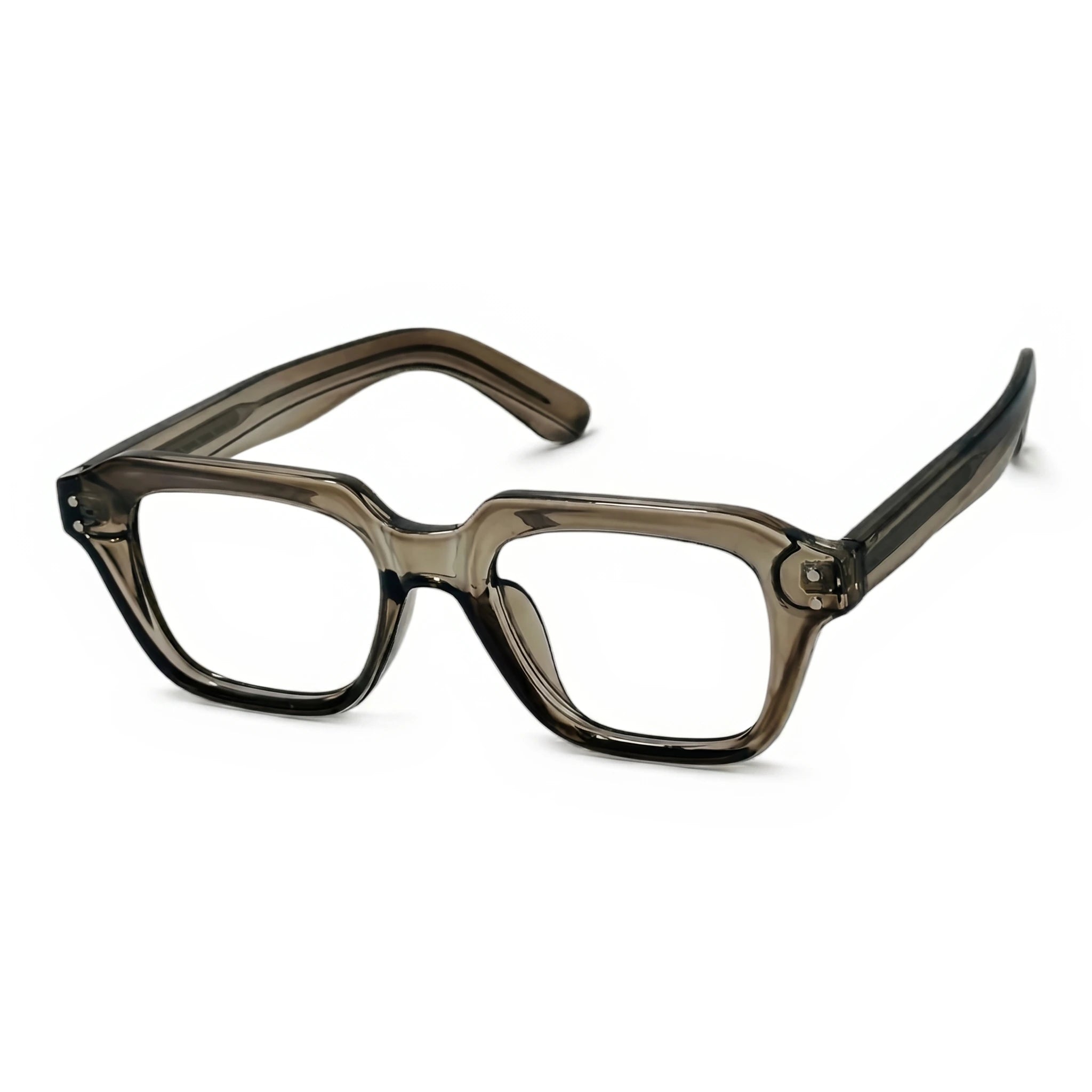 Loam Gray Square Eyeglasses