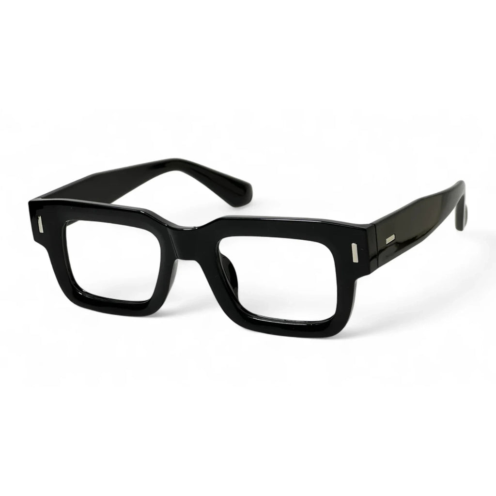 Bravik Black Rectangle Eyeglasses