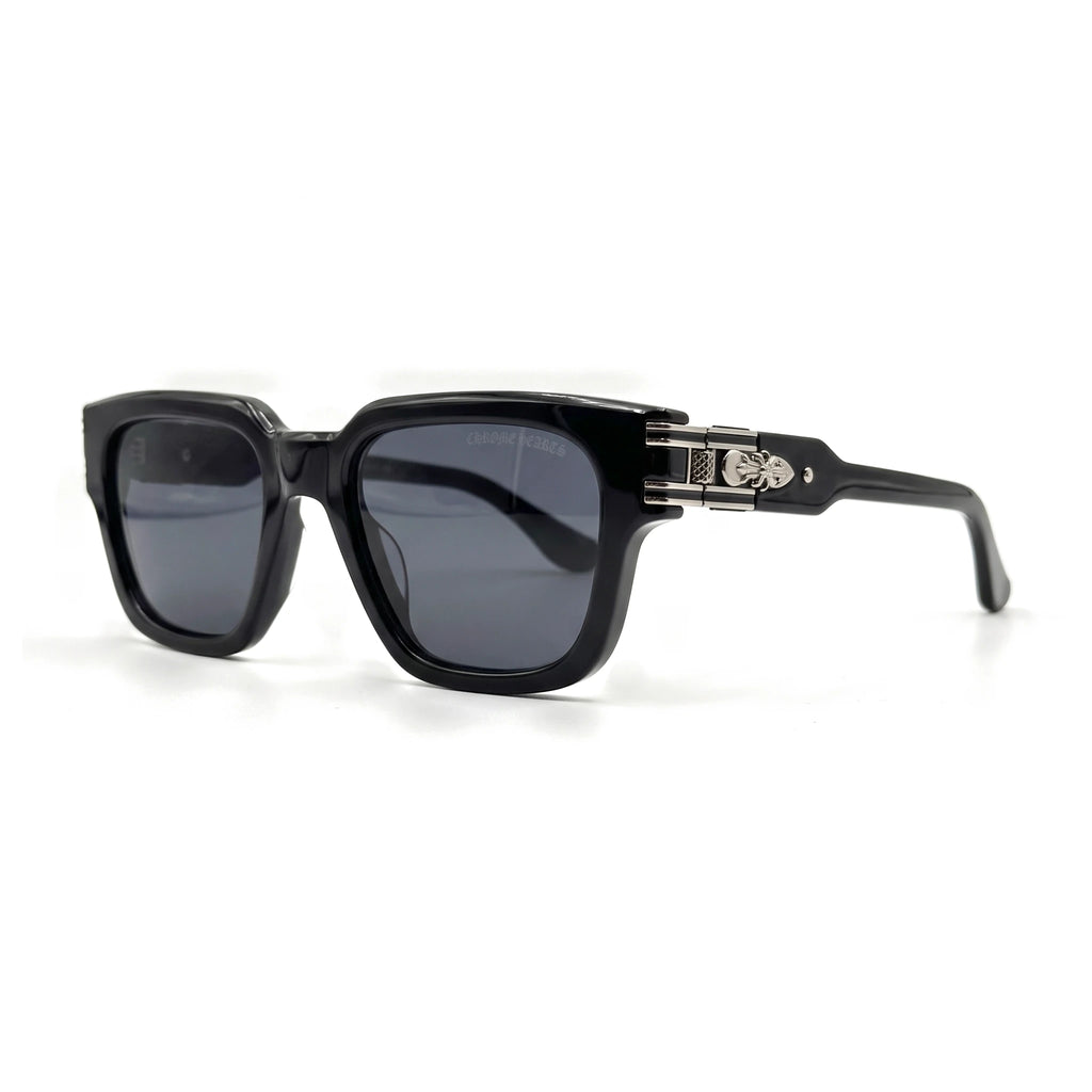 Marlow Black Square Sunglasses