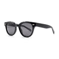 Dunmore Black Round Sunglasses