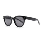 Dunmore Black Round Sunglasses