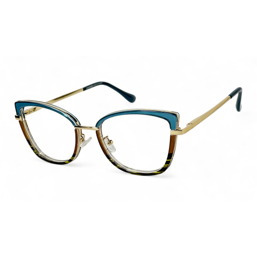 Lunara Green Cat Eye Eyeglasses