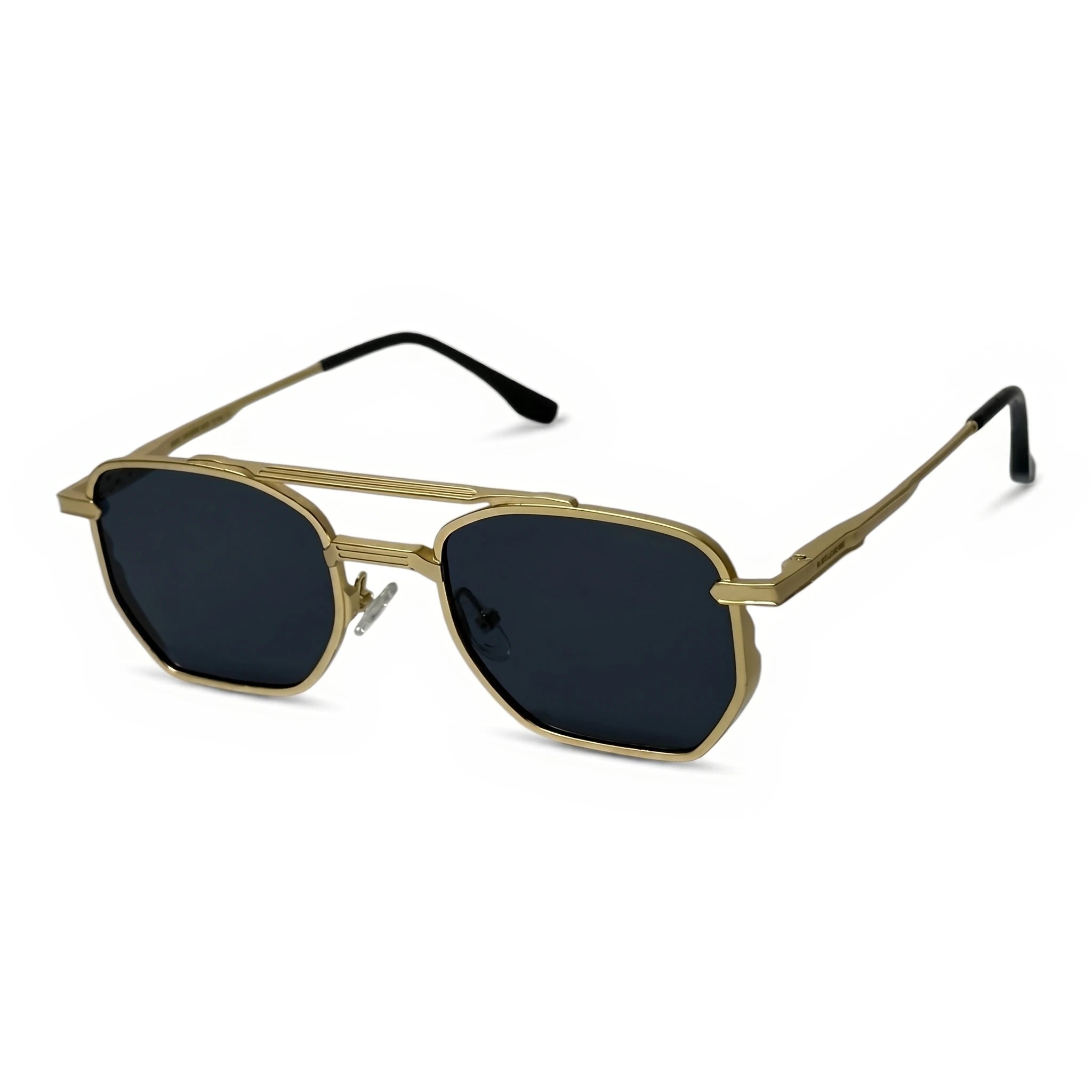 Axis Gold Square Sunglasses