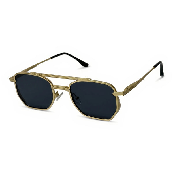 Axis Gold Square Sunglasses
