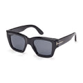 Girder Black Square Sunglasses