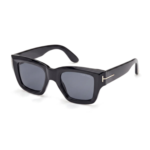Girder Black Square Sunglasses