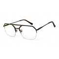 Corlin Brown Rectangle Eyeglasses