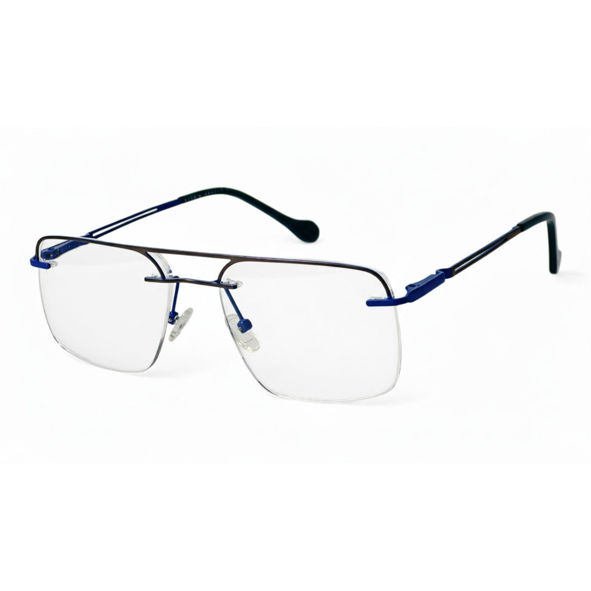Elorin Navy Rectangle Eyeglasses