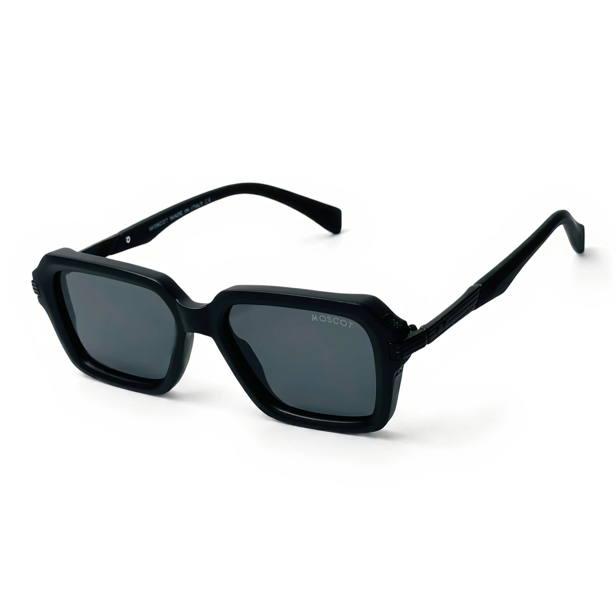 Slate Black Square Sunglasses