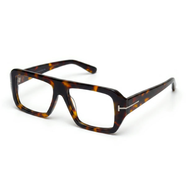 Crag Tortoise Rectangle Eyeglasses