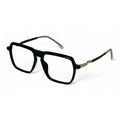 Trovian Black Rectangle Eyeglasses