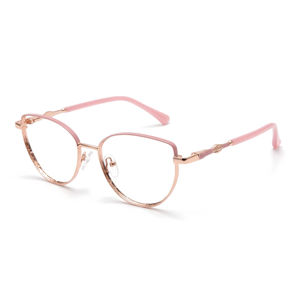 Aria Pink Round Eyeglasses