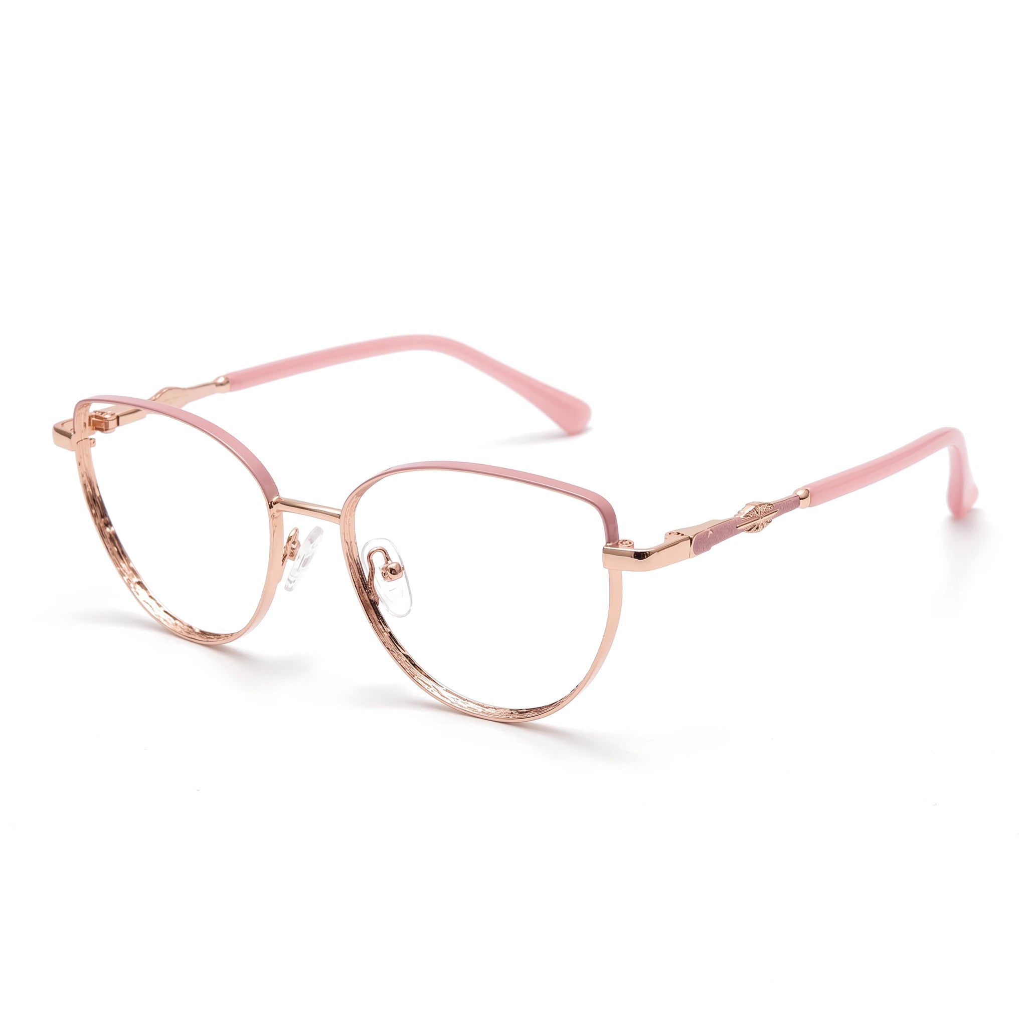 Aria Pink Round Eyeglasses