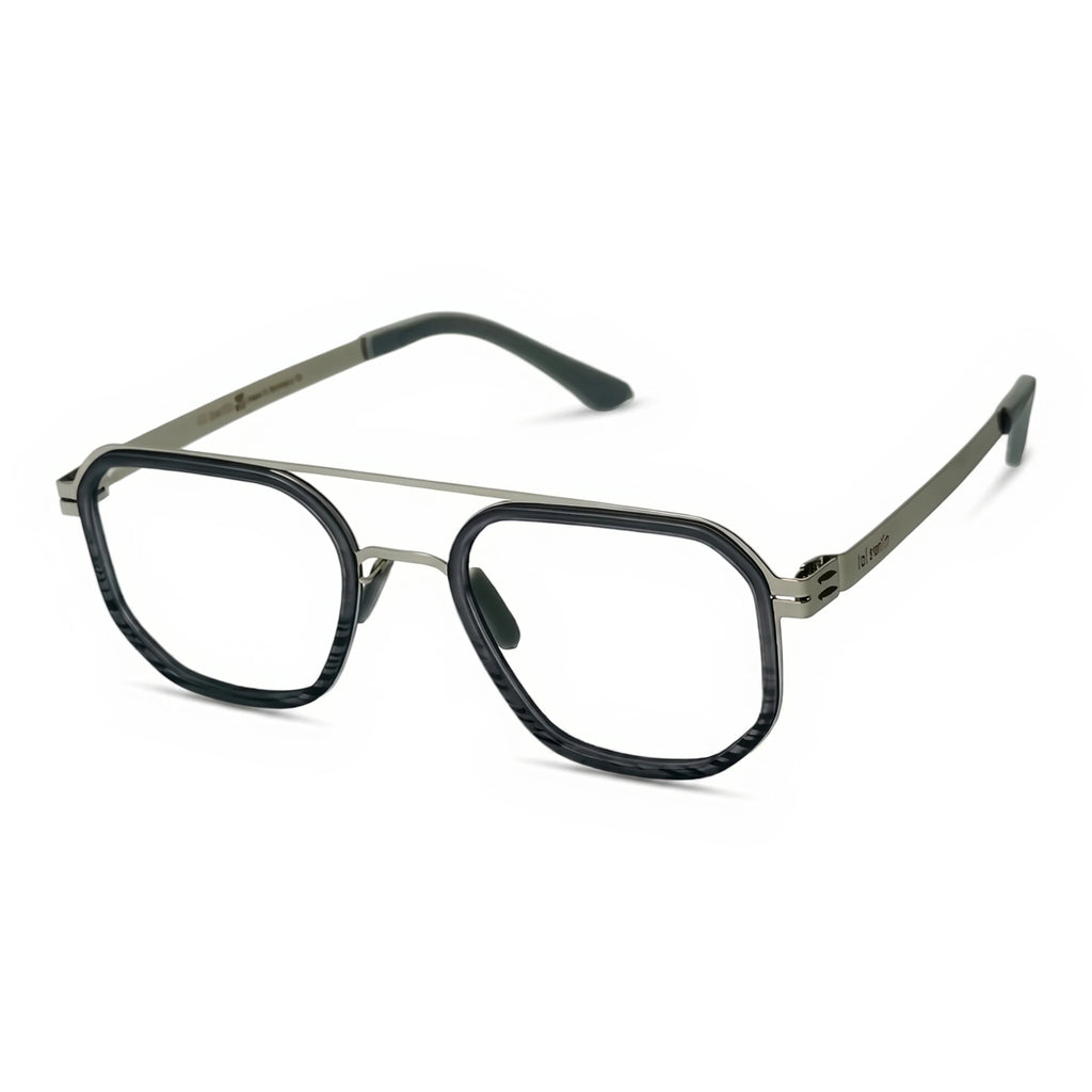 Volt Black Square Eyeglasses