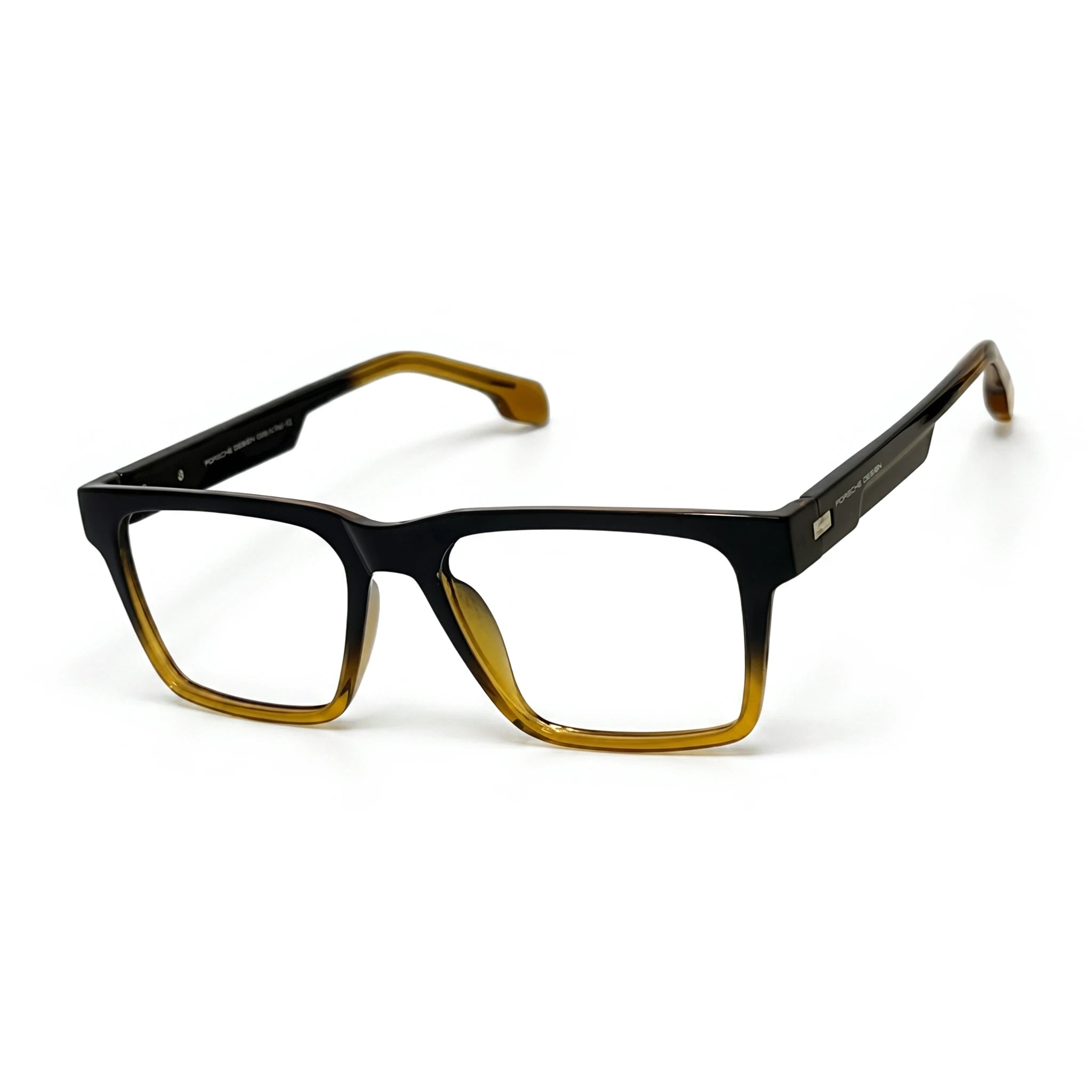 Dax Black golden Rectangle Eyeglasses