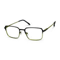Orin Black Green Rectangle Eyeglasses