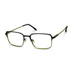 Orin Black Green Rectangle Eyeglasses