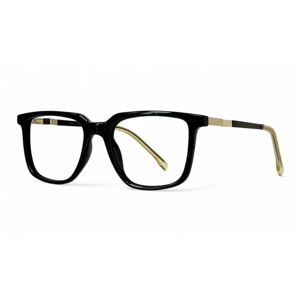 Lunorix Black Rectangle Eyeglasses