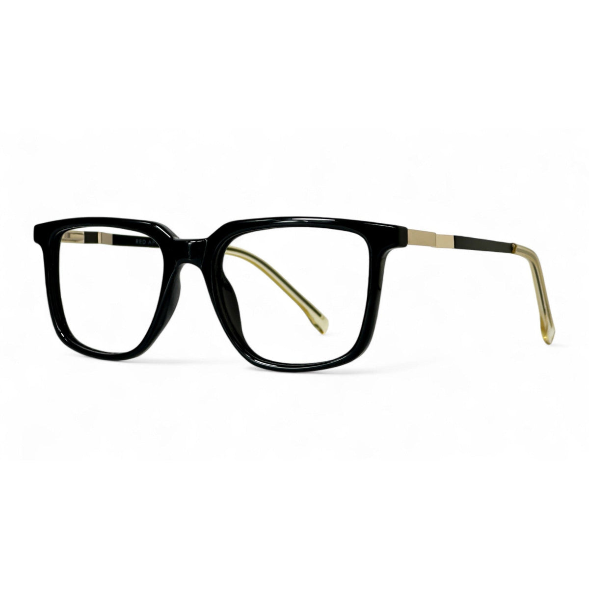 Lunorix Black Rectangle Eyeglasses