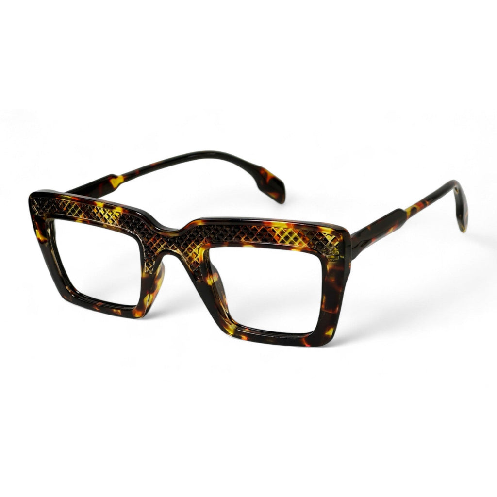 Zypherin Tortoise Rectangle Eyeglasses