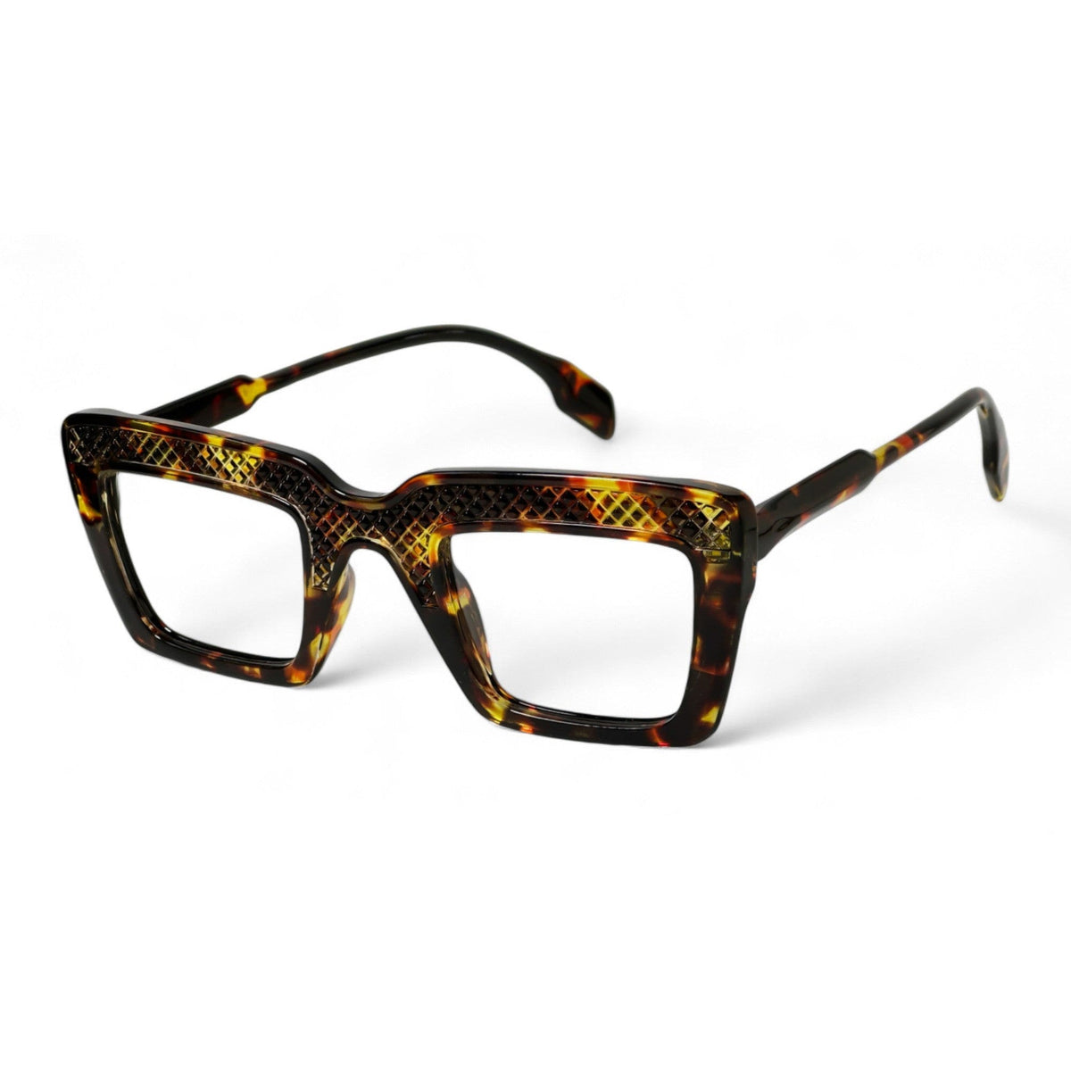 Zypherin Tortoise Rectangle Eyeglasses
